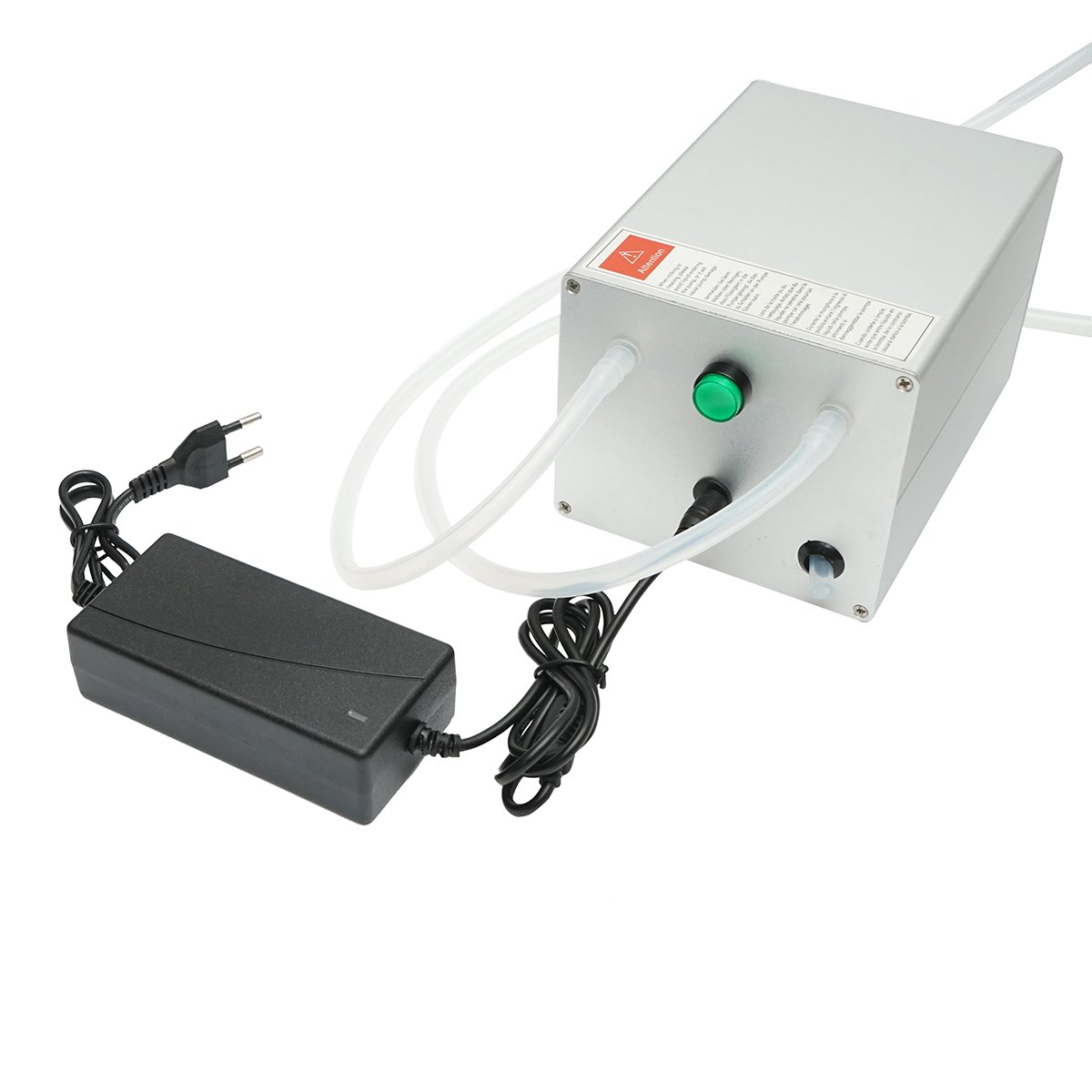 Aparat de muls portabil 60W cu 1 post pentru vaci, bidon inox 7L